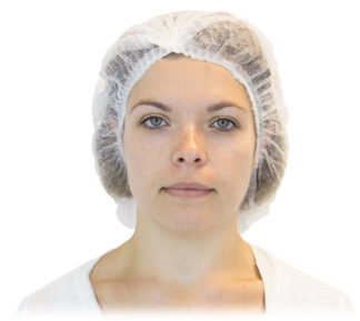 Latex-Free White Bouffant Caps (1000 per case)